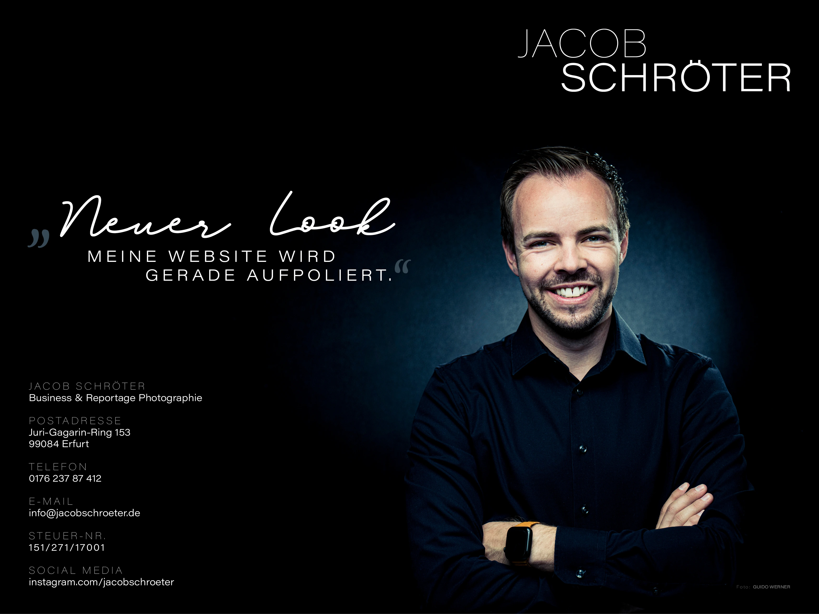 Neue Webseite - Jacob Schroeter